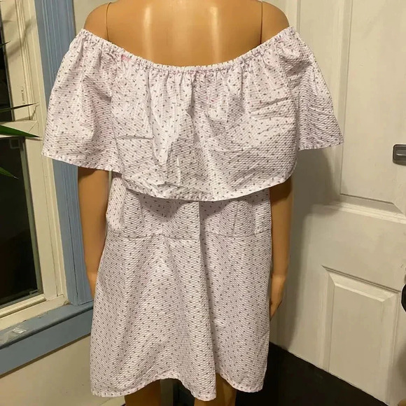 Beautiful Off Shoulder Floral Summer Casual Swing Top Blouse Women Plus 2XL - Picture 2 of 4